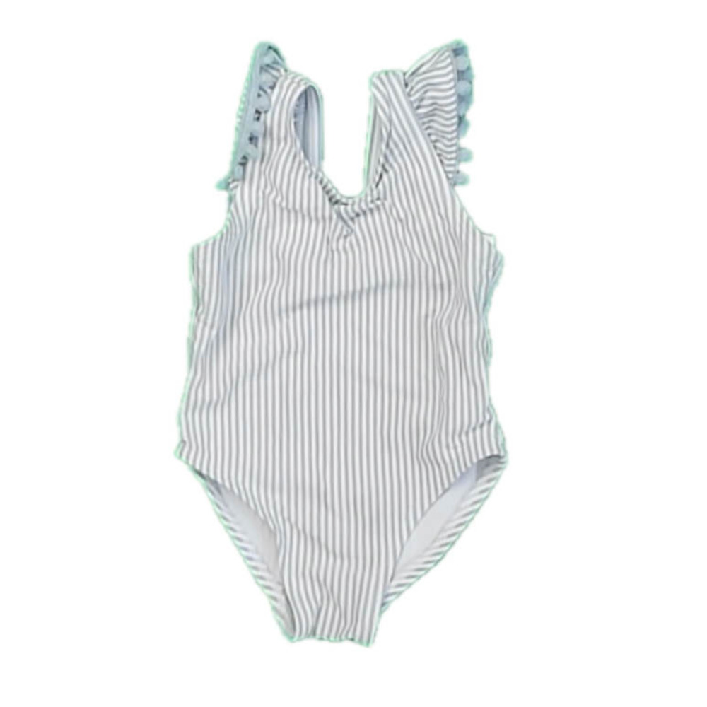 Primark Girls White | Blue Stripe 1-piece Swimsuit size: 3-6 Months